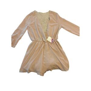 Danity Hollagan Light Pink Romper- medium
